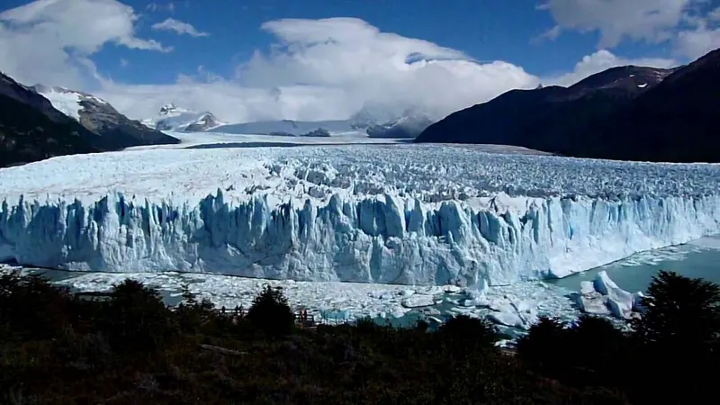 Frente del Glaciar Perito Moreno, en El Calafate